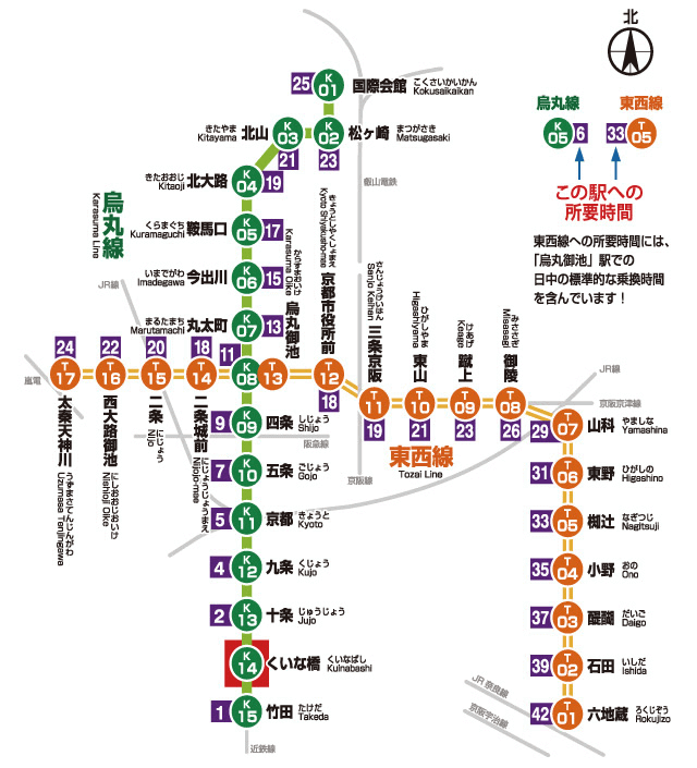 くいな橋への所要時間